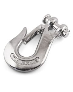 Clevis Slip Hooks with Safety Catch - 316 / A4 Stainless Steel