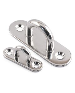 Oblong Pad Eye Plates - 316 / A4 Stainless Steel