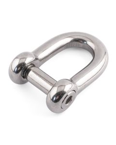 Slotted Head D Shackles - 316 / A4 Stainless Steel