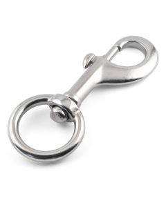 Swivel Round Eye Trigger Dog Lead Hooks - 316 / A4 Stainless Steel