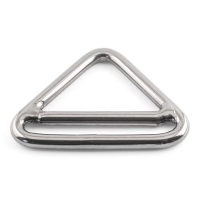 Double Cross Bar Triangle Rings - 316 / A4 Stainless Steel