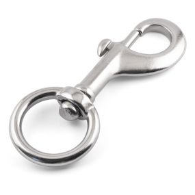 Swivel Round Eye Trigger Dog Lead Hooks - 316 / A4 Stainless Steel